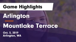 Arlington  vs Mountlake Terrace Game Highlights - Oct. 3, 2019