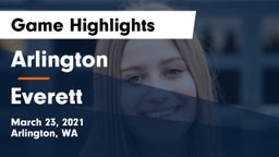 Arlington  vs Everett  Game Highlights - March 23, 2021