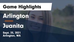 Arlington  vs Juanita Game Highlights - Sept. 25, 2021