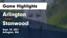 Arlington  vs Stanwood Game Highlights - Sept. 25, 2021