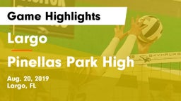 Largo  vs Pinellas Park High  Game Highlights - Aug. 20, 2019