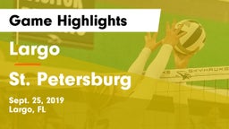 Largo  vs St. Petersburg Game Highlights - Sept. 25, 2019