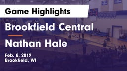 Brookfield Central  vs Nathan Hale  Game Highlights - Feb. 8, 2019