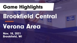 Brookfield Central  vs Verona Area  Game Highlights - Nov. 18, 2021