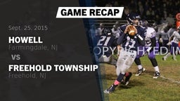 Recap: Howell  vs. Freehold Township  2015