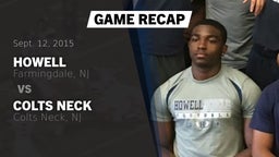 Recap: Howell  vs. Colts Neck  2015
