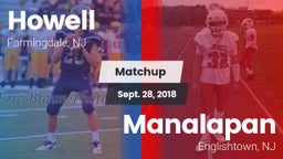 Matchup: Howell  vs. Manalapan  2018