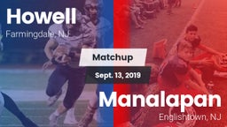 Matchup: Howell  vs. Manalapan  2019