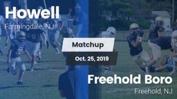 Matchup: Howell  vs. Freehold Boro  2019