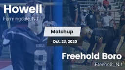 Matchup: Howell  vs. Freehold Boro  2020