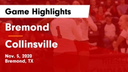 Bremond  vs Collinsville  Game Highlights - Nov. 5, 2020