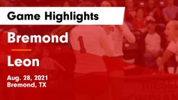 Bremond  vs Leon  Game Highlights - Aug. 28, 2021