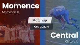 Matchup: Momence  vs. Central  2016