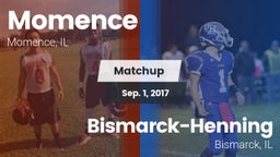 Matchup: Momence  vs. Bismarck-Henning  2017