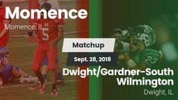 Matchup: Momence  vs. Dwight/Gardner-South Wilmington  2018