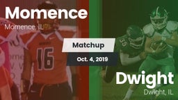 Matchup: Momence  vs. Dwight  2019