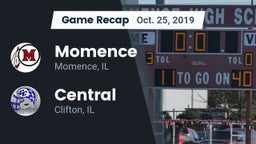 Recap: Momence  vs. Central  2019