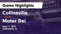 Collinsville  vs Mater Dei  Game Highlights - Sept. 7, 2019