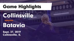 Collinsville  vs Batavia  Game Highlights - Sept. 27, 2019