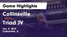 Collinsville  vs Triad  JV  Game Highlights - Oct. 5, 2019