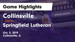 Collinsville  vs Springfield Lutheran  Game Highlights - Oct. 5, 2019