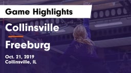 Collinsville  vs Freeburg  Game Highlights - Oct. 21, 2019