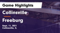 Collinsville  vs Freeburg  Game Highlights - Sept. 11, 2021