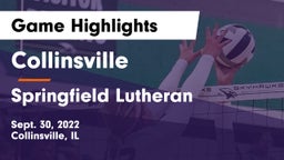 Collinsville  vs Springfield Lutheran  Game Highlights - Sept. 30, 2022