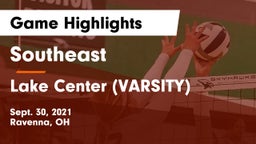 Southeast  vs Lake Center (VARSITY) Game Highlights - Sept. 30, 2021