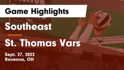 Southeast  vs St. Thomas Vars Game Highlights - Sept. 27, 2022