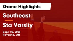 Southeast  vs Sta Varsity Game Highlights - Sept. 28, 2023