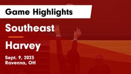 Southeast  vs Harvey  Game Highlights - Sept. 9, 2023