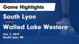 South Lyon  vs Walled Lake Western  Game Highlights - Oct. 2, 2019