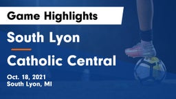 South Lyon  vs Catholic Central Game Highlights - Oct. 18, 2021