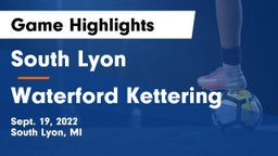 South Lyon  vs Waterford Kettering Game Highlights - Sept. 19, 2022