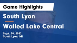 South Lyon  vs Walled Lake Central  Game Highlights - Sept. 28, 2022
