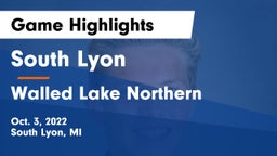 South Lyon  vs Walled Lake Northern  Game Highlights - Oct. 3, 2022