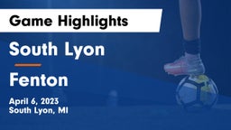 South Lyon  vs Fenton  Game Highlights - April 6, 2023