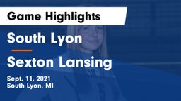 South Lyon  vs Sexton Lansing Game Highlights - Sept. 11, 2021