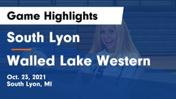 South Lyon  vs Walled Lake Western Game Highlights - Oct. 23, 2021