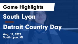 South Lyon  vs Detroit Country Day  Game Highlights - Aug. 17, 2022