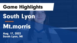South Lyon  vs Mt.morris Game Highlights - Aug. 17, 2022
