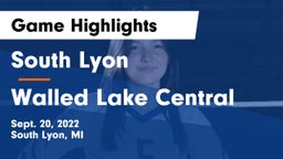 South Lyon  vs Walled Lake Central  Game Highlights - Sept. 20, 2022