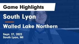 South Lyon  vs Walled Lake Northern  Game Highlights - Sept. 27, 2022