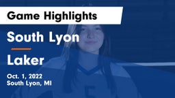 South Lyon  vs Laker  Game Highlights - Oct. 1, 2022