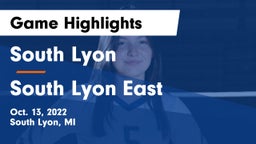South Lyon  vs South Lyon East  Game Highlights - Oct. 13, 2022