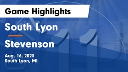 South Lyon  vs Stevenson  Game Highlights - Aug. 16, 2023