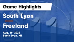 South Lyon  vs Freeland  Game Highlights - Aug. 19, 2023