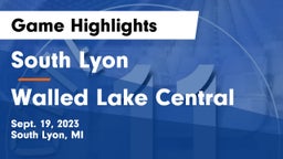 South Lyon  vs Walled Lake Central  Game Highlights - Sept. 19, 2023