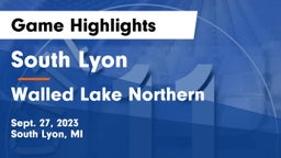 South Lyon  vs Walled Lake Northern  Game Highlights - Sept. 27, 2023